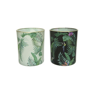 Leaf Print Tealight 2 Colors