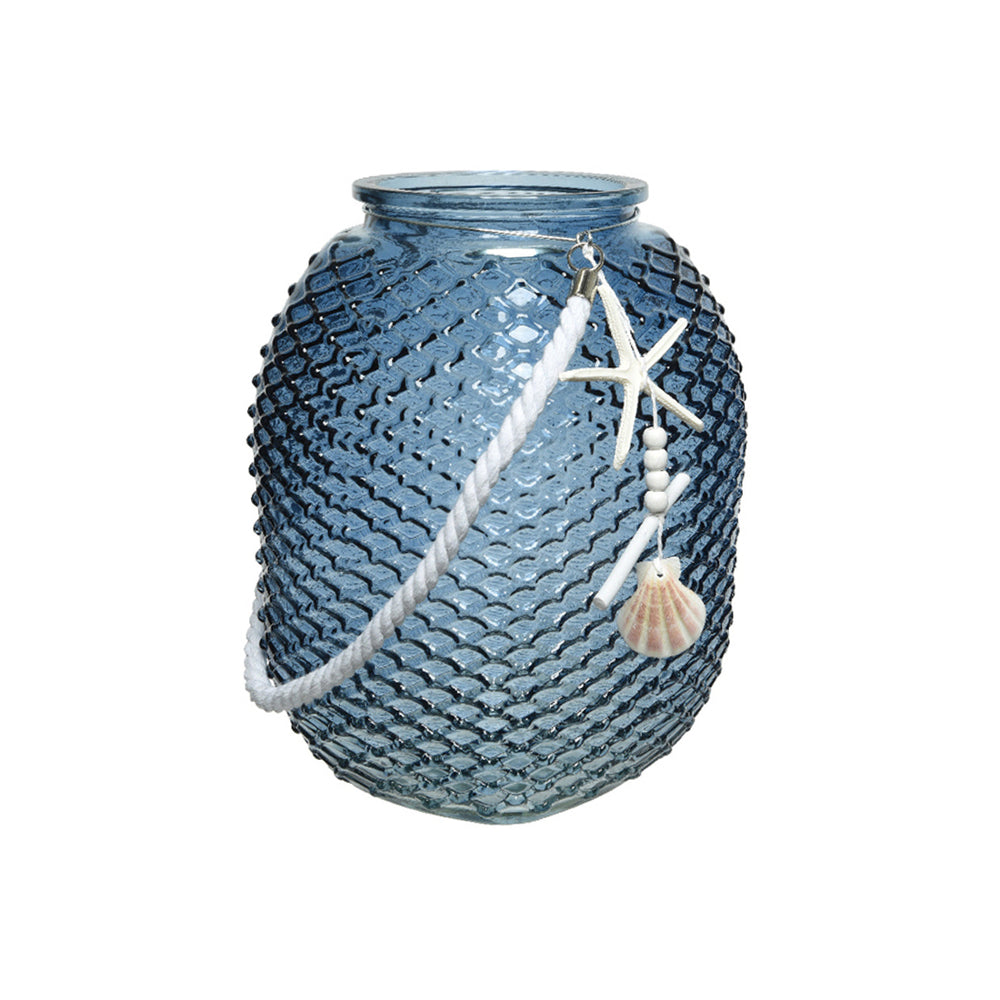 Glass Hurricane With Handle 2 Colors (27 cm) - Each At