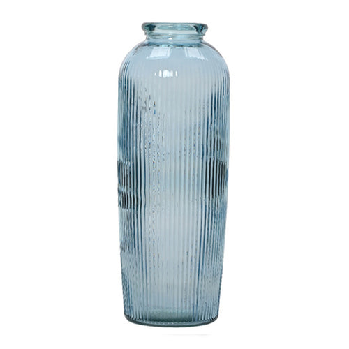 Light Blue FSC Recycled Glass Vase (70 cm)