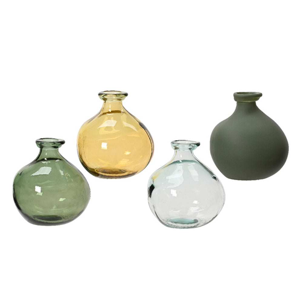Recycled Glass Vase 4 Colors (18 cm) - Each At