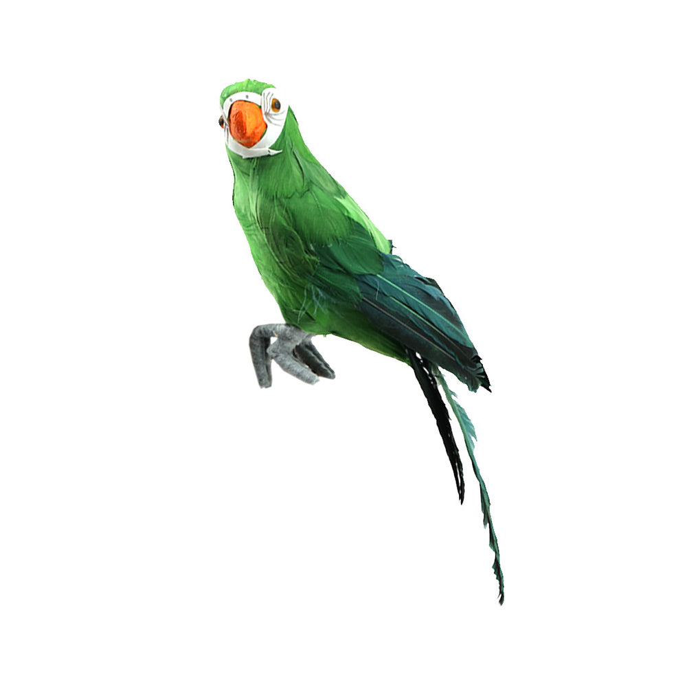 Feather Parrot On Wire 3 Colours (35 cm) - Each At