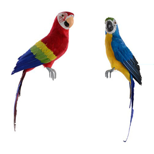 Feather parrot 2col h42cm each at