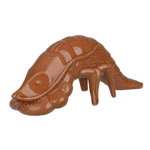 Glossy Porcelain Lobster Decorative Figurine