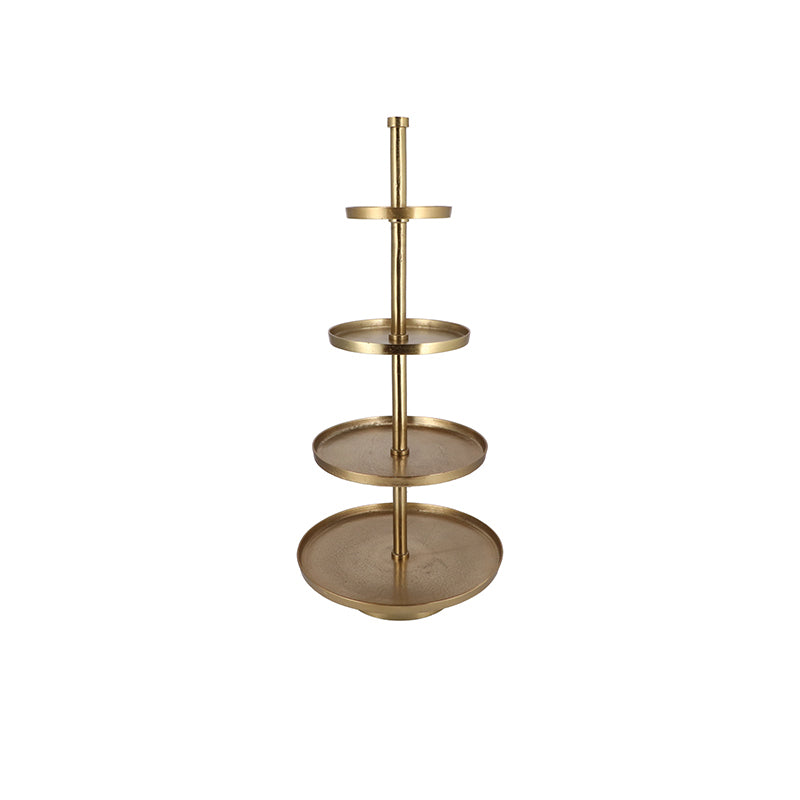STORAGE SHELF BASIC GOLD 56X56X125CM