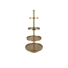 STORAGE SHELF BASIC GOLD 56X56X125CM