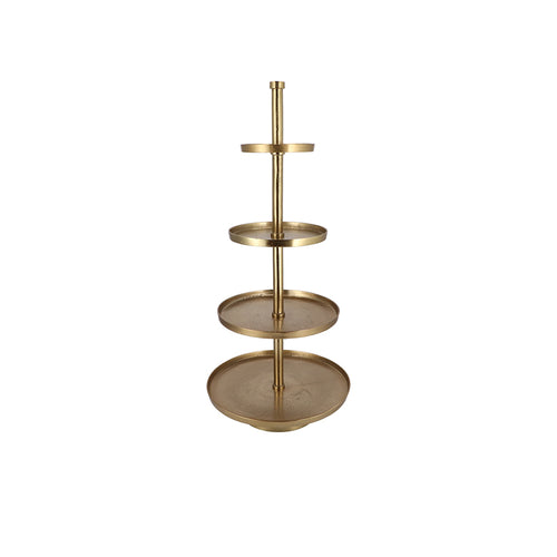 STORAGE SHELF BASIC GOLD 56X56X125CM