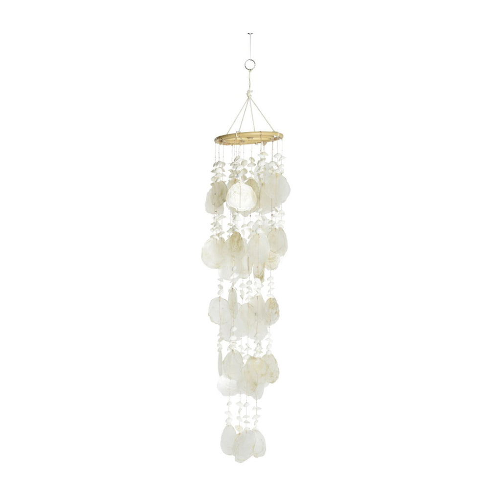 Capiz Shell & Rattan Windchime