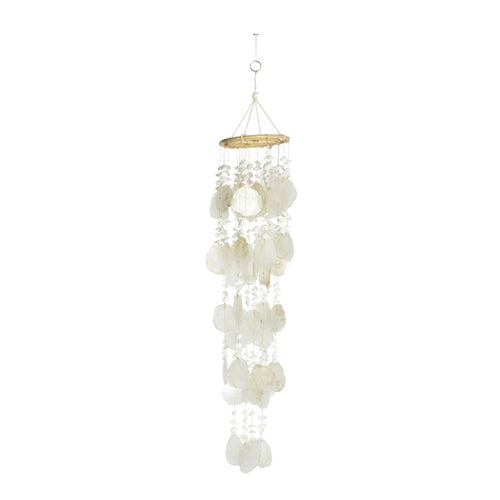 Capiz Shell & Rattan Windchime