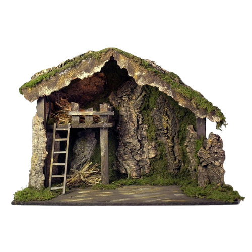 Nativity Stable, 60x34x43 cm, with light