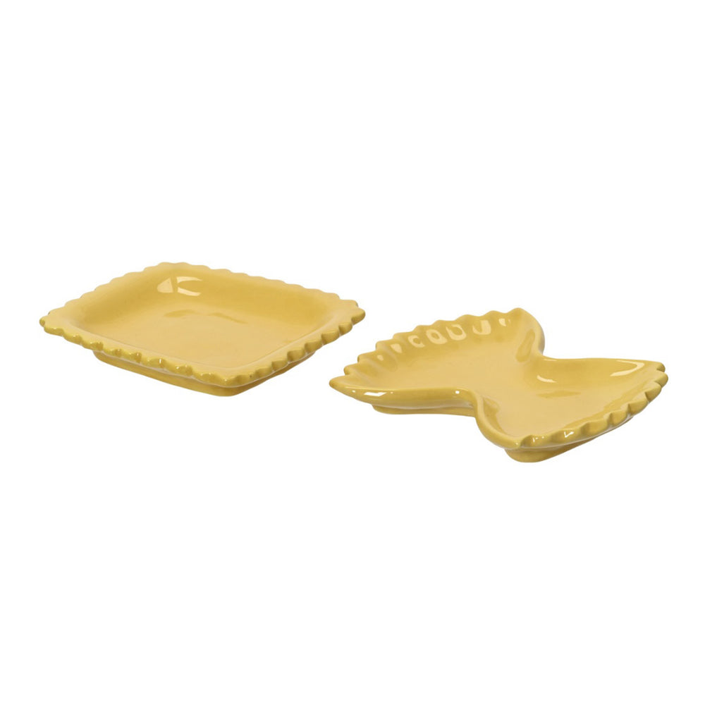Yellow Dolomite Pasta Plate - Each At