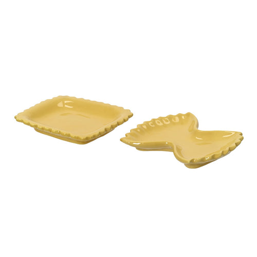 Yellow Dolomite Pasta Plate - Each At