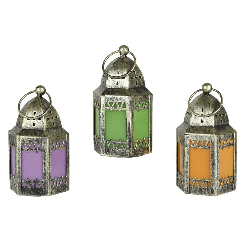 Tealight holder iron powder coating color spray