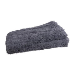Anthracite Fluffy Plaid (130x180cm)