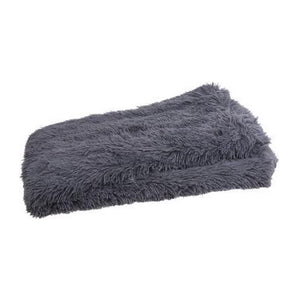 Anthracite Fluffy Plaid (130x180cm)