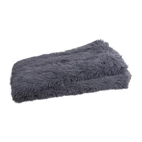 Anthracite Fluffy Plaid (130x180cm)