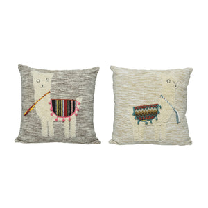 Alpaca Two Colors Cushion (45 cm)