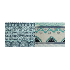 Two Tone Tassel Throw (170 cm) Each At