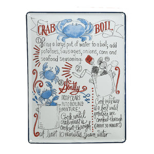 Decorative Enamel Wall Plate (40 cm)