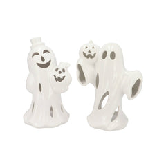 JOLIE JOLLY WHITE GHOST T-LIGHT 17X10X22CM NM
