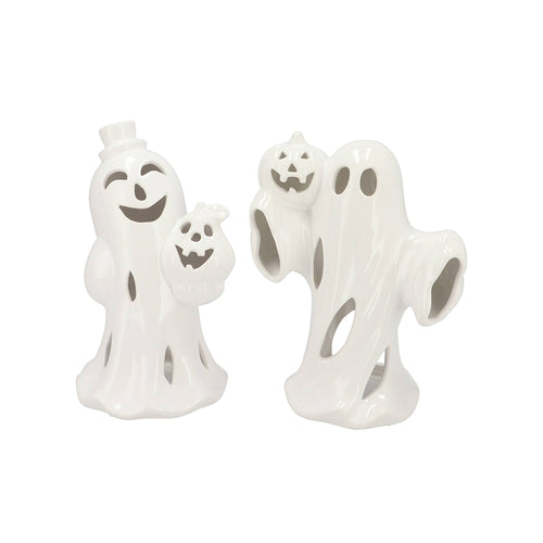 JOLIE JOLLY WHITE GHOST T-LIGHT 17X10X22CM NM