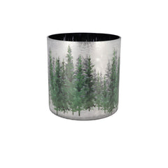 RUBY SILVER T-LIGHT FOREST 15X15CM