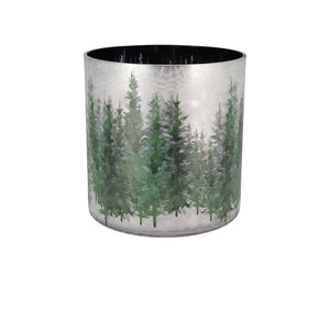 RUBY SILVER T-LIGHT FOREST 20X20CM