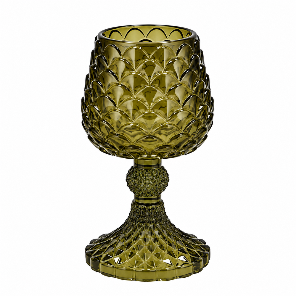 JAZZ MAJESTIC GREEN T-LIGHT PINECONE ASS 9X16CM - each at