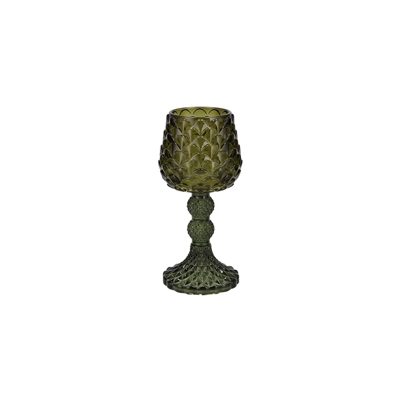 JAZZ MAJESTIC GREEN T-LIGHT PINECONE ASS 9X18CM - each at