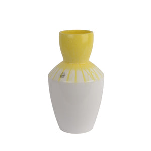 Yellow Glazed Terracotta Vase