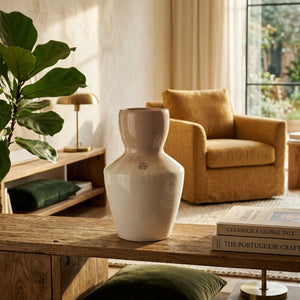 Glazed Terracotta Table Vase