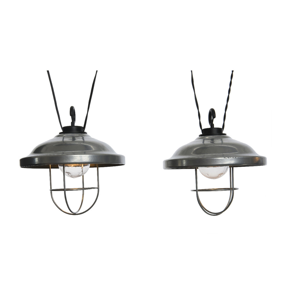 Led solar barn light string outdoor