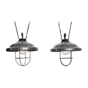 Led solar barn light string outdoor