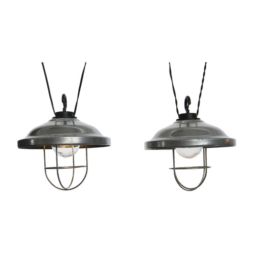 Led solar barn light string outdoor