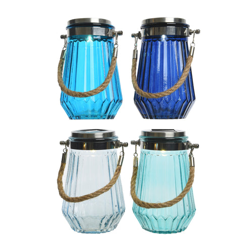 Outdoor LED Solar Glass Jar 4 Colors