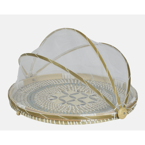 Woven Seagrass Round Food Cover