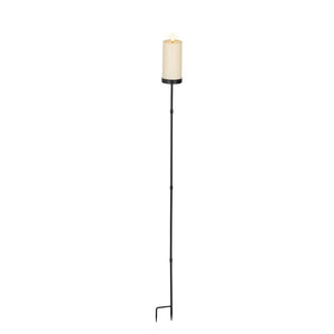 Plastic LED Solar Taper Candle