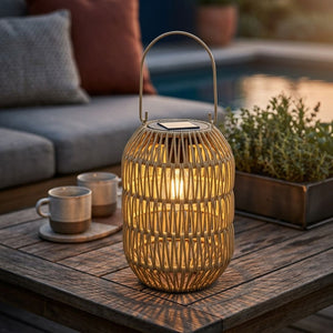 Iron Outdoor Solar Lantern