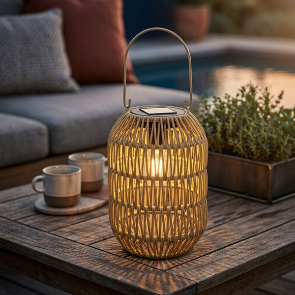 Iron Outdoor Solar Lantern