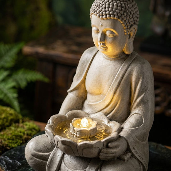 Outdoor Buddha Water Fountain