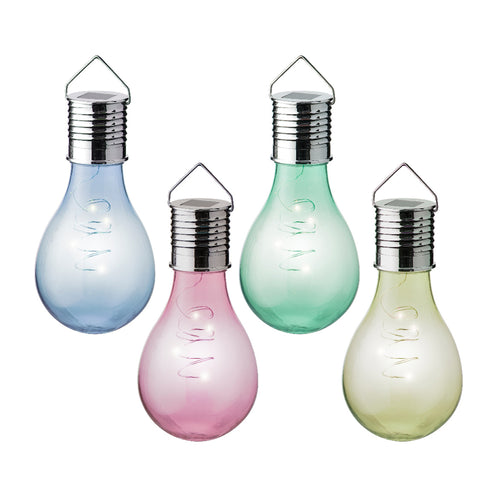 Solar bulb plastic h14cm each at