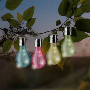 Solar bulb plastic h14cm each at