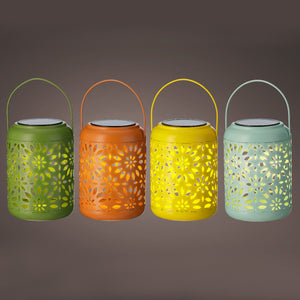 Solar lantern iron h17cm each at