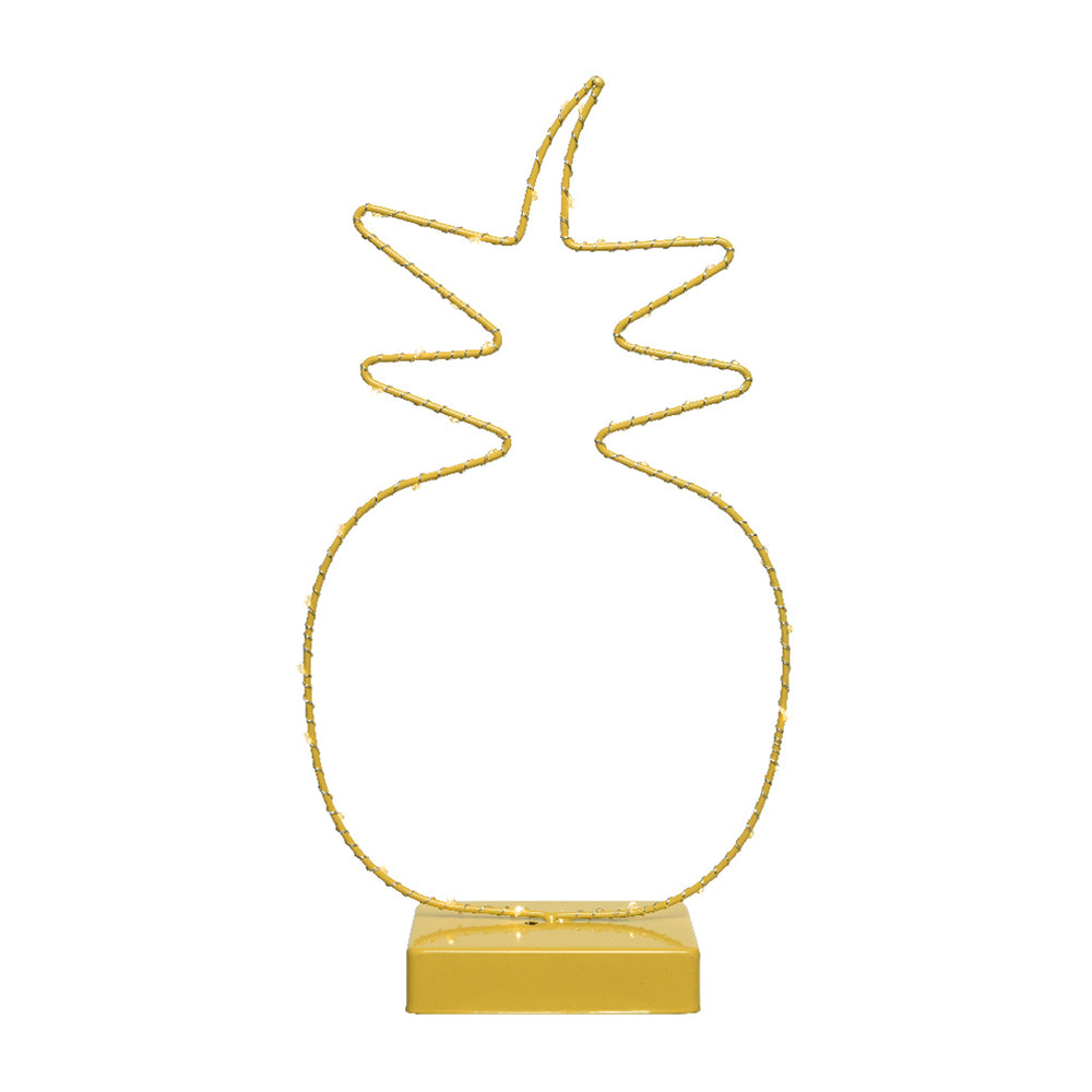 LED Pineapple Metal Frame Light