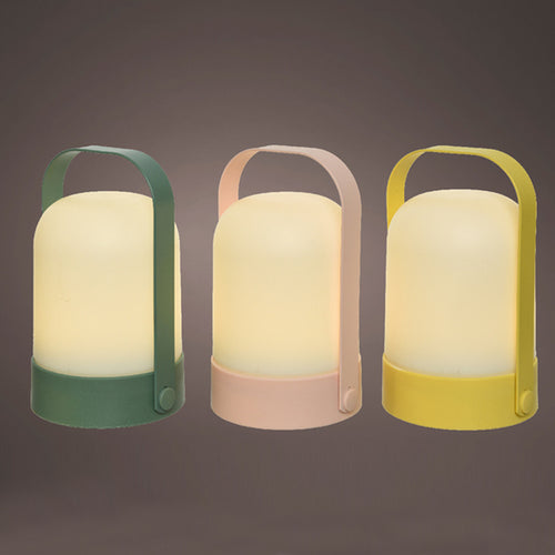 LED Plastic Lantern 3 Colors (18 cm) - Each At
