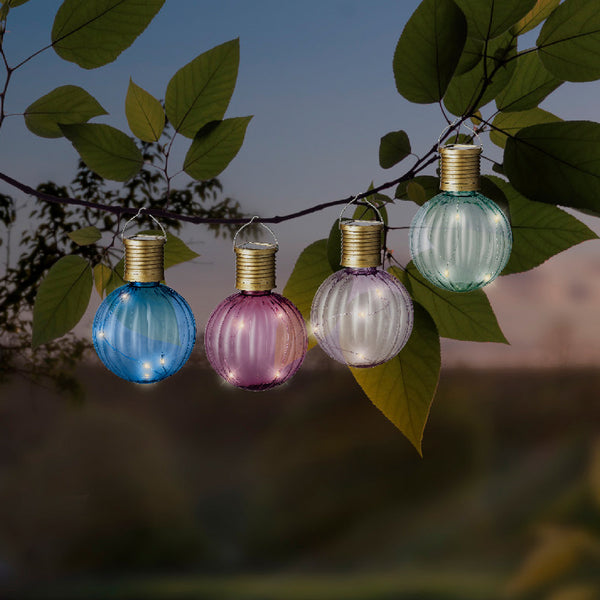 Solar bulb plastic h11cm each at