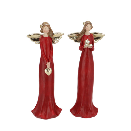 Belly Jolly Red Christmas Angel (21 cm)