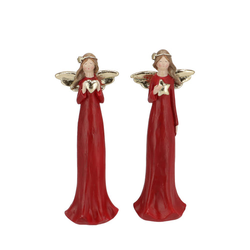 Belly Jolly Red Christmas Angel (16 cm)