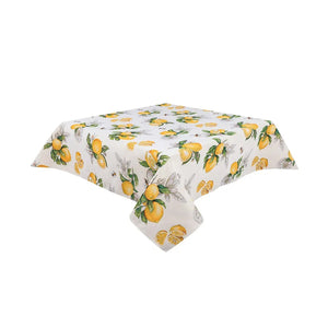 Lemon Print Rectangular Tablecloth (300cm)