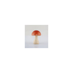 Deco resin mushroom, red, 20cm, 6/24