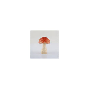 Deco resin mushroom, red, 20cm, 6/24
